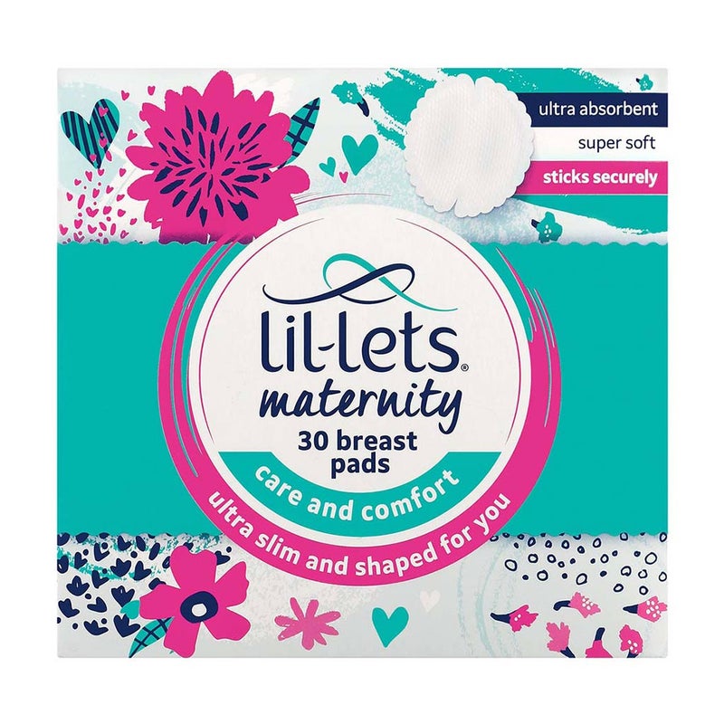 Lil-lets Ultra slim Super Soft Maternity Breast Pads 30's