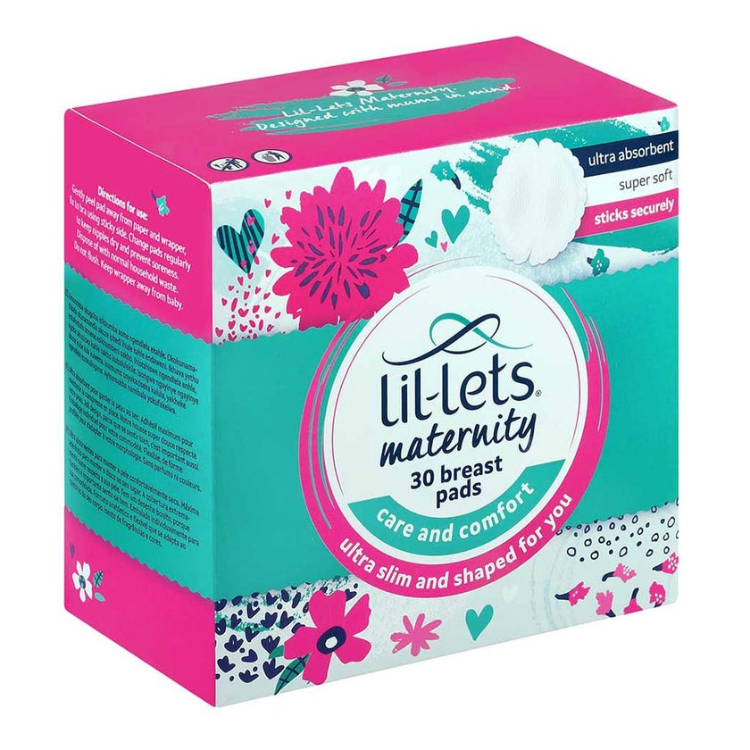 Lil-lets Ultra slim Super Soft Maternity Breast Pads, Pack of 30's