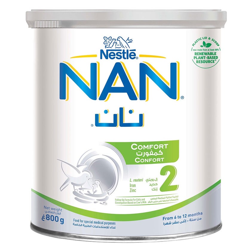Nestle NAN Comfort 2 Milk Powder 800g