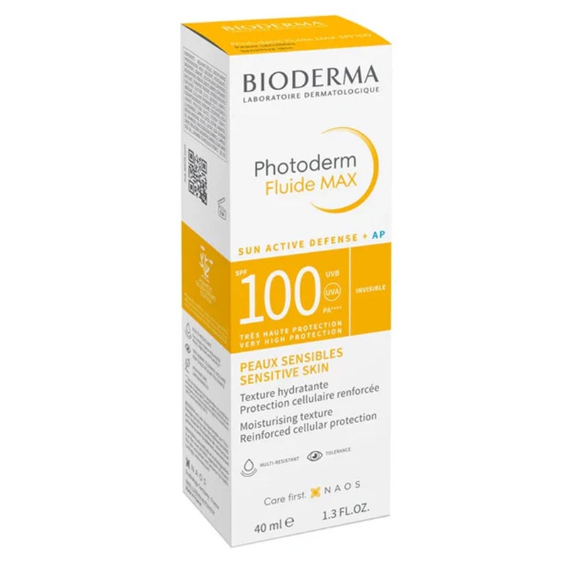 Bioderma Photoderm Fluide MAX SPF100 Sunscreen Cream - Invisible, 40ml