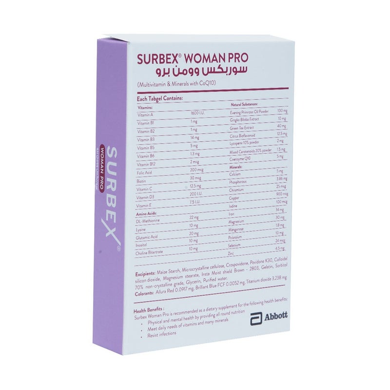 Surbex Woman Pro Tabgels 30's