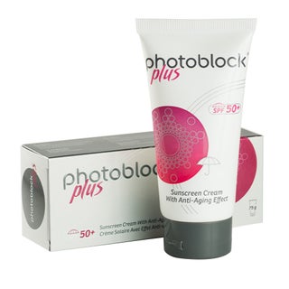 Derma Pella Photo block Plus SPF50+ Sunscreen Cream With Anti Aging effect 75 g