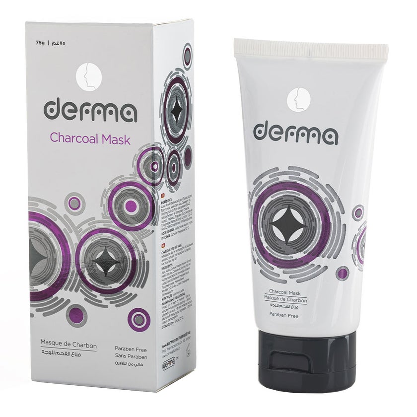 Derma Pella Charcoal Facial Mask 75g