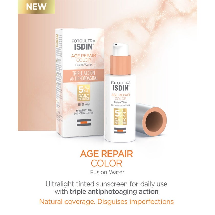 Isdin FotoUltra Age Repair Color SPF50 Fusion Water 50ml