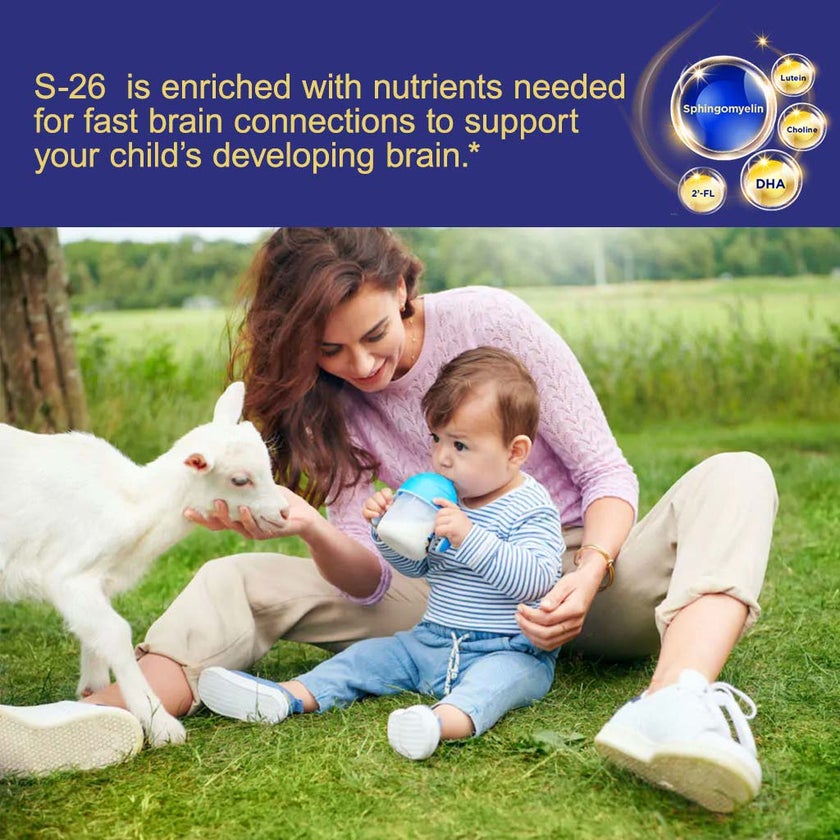 S-26 Goat Milk Stage 2 Infant Milk Formula For 6 To 12 Months 380g