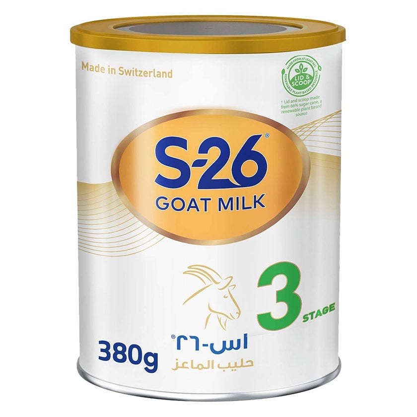 S-26 Goat Milk Stage 3 Toddlers Milk Formula For 1 To 3 Years 380g