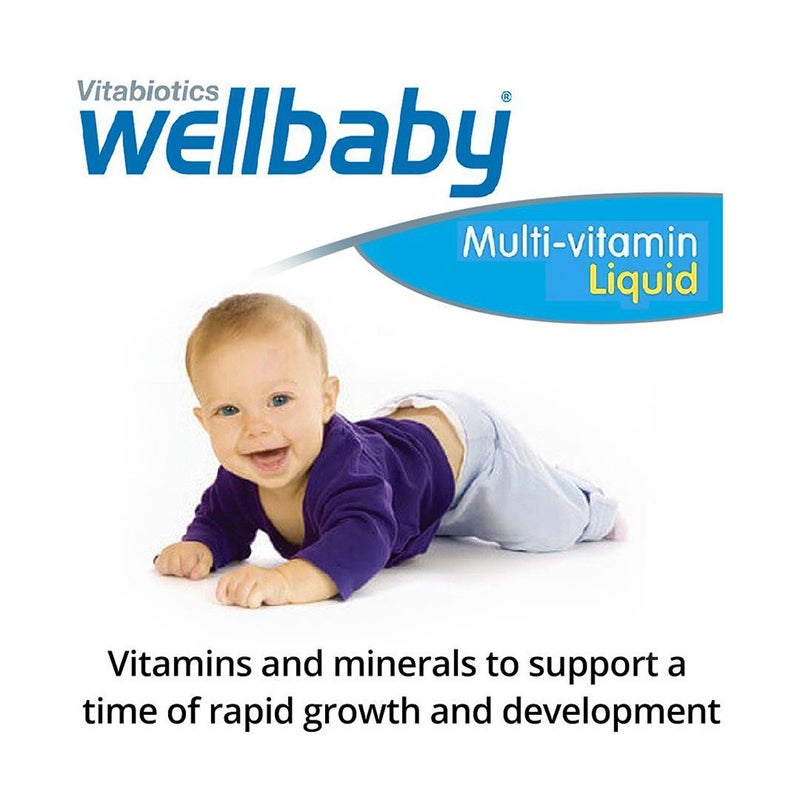 Vitabiotics WellBaby® Multivitamin & Multimineral Drops For 4 to 12 Months Baby 30ml