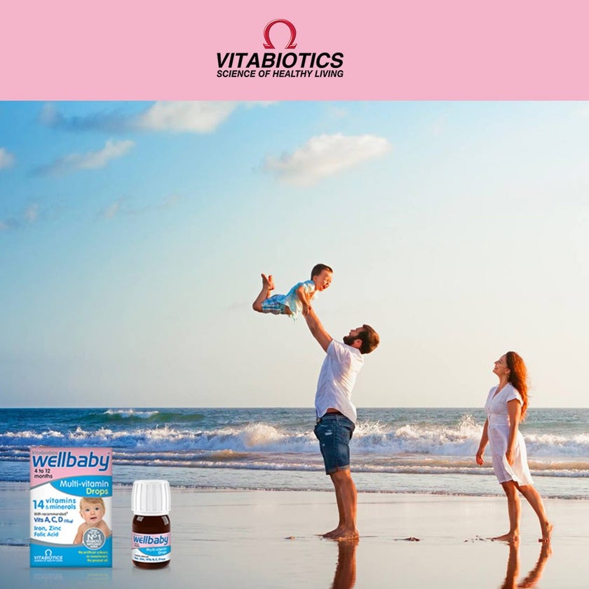 Vitabiotics WellBaby Multivitamin Drops For 1 to 12 Months Baby 30ml