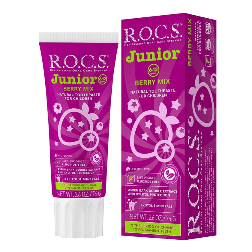 R.O.C.S. Junior 6-12 Berry Mix Toothpaste 60ml