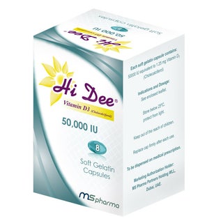 Hi Dee Vitamin D3 50000 IU Soft Gelatin Capsules 8's