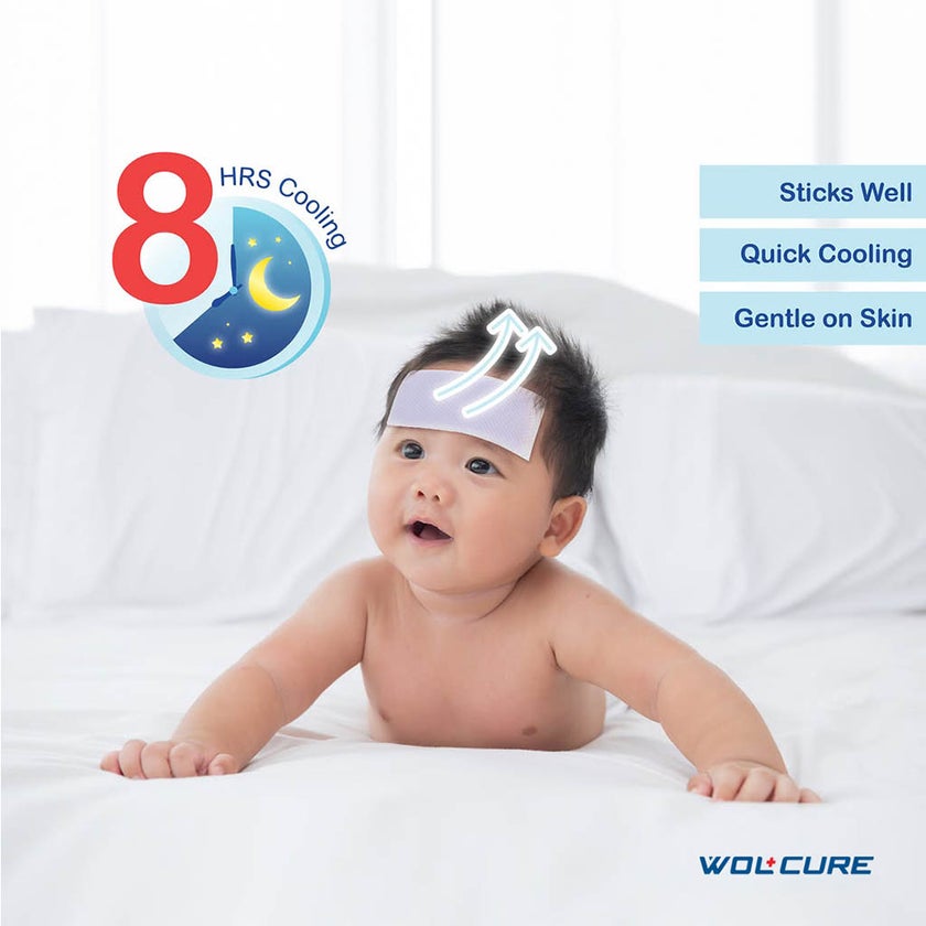 Wolcure Fever Free Cooling Patch, Pack of 4’s 
