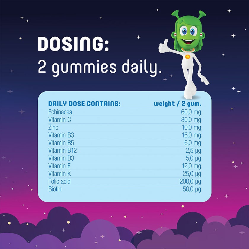 Martians Gummies Echinacea Soft Gummies, Pack of 60's