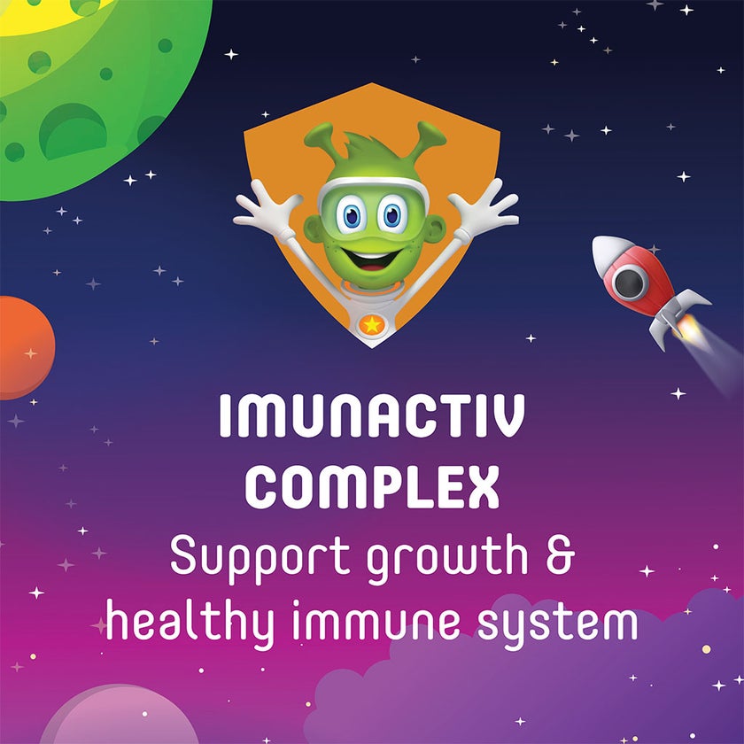 Martians Vitamins and Minerals Syrup with ImunActiv Orange 150ml