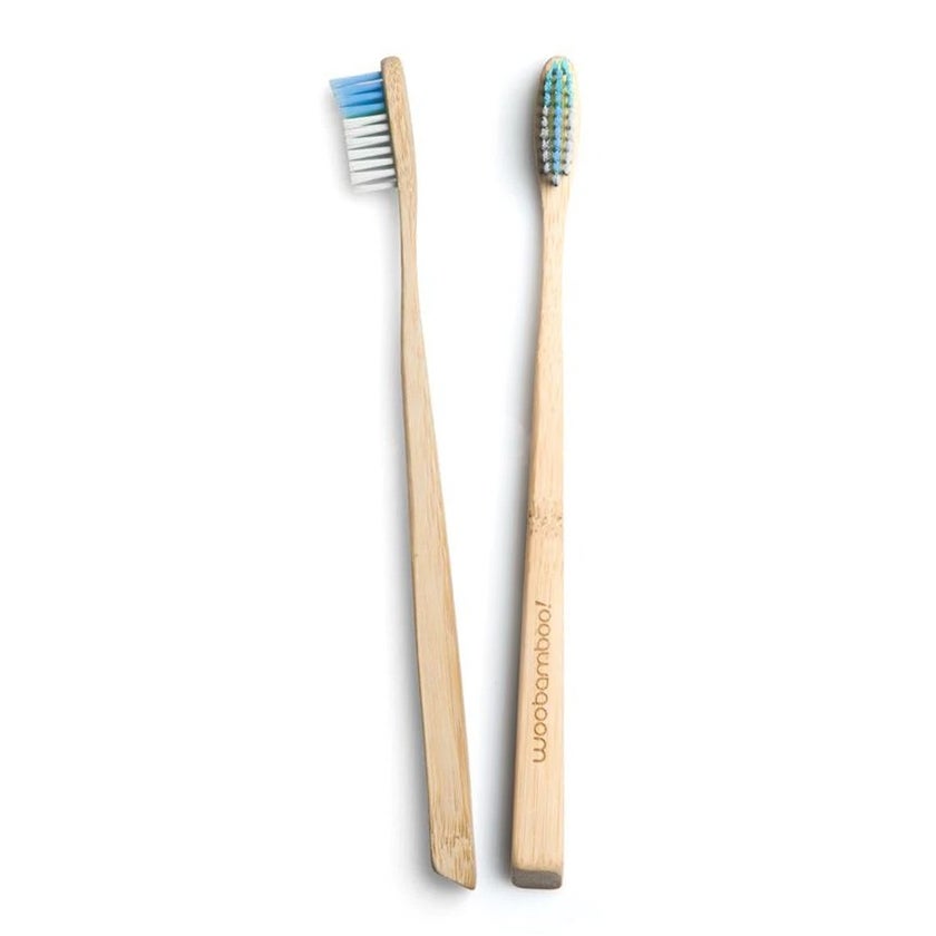 Woobamboo Zero Waste Packaging Adult Bamboo Medium Toothbrush