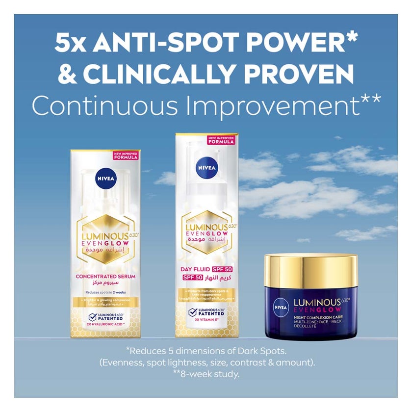 Nivea Luminous630 Even Glow Night Complexion Care Cream 50ml