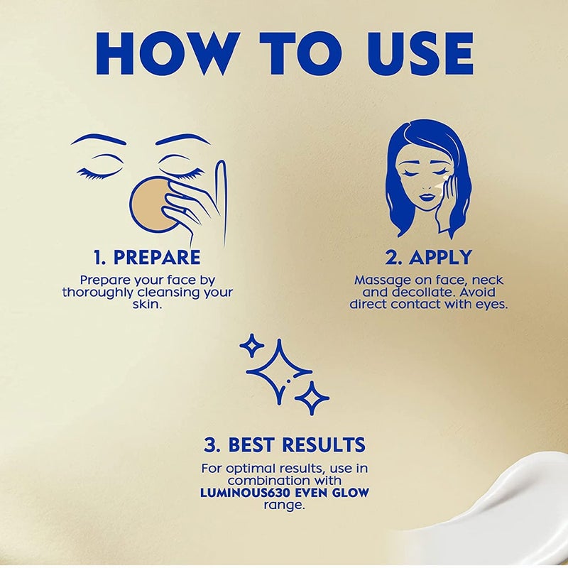 Nivea Luminous630 Even Glow Night Complexion Care Cream 50 mL