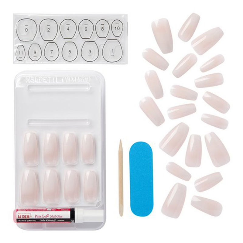 Kiss Classy Trendy Shape & Style Long Nails 28's KCS01