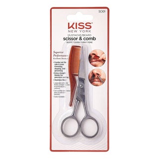 Kiss Mustache/Beard Scissor & Comb SCI01