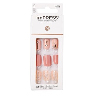 Kiss imPRESS Press On Manicure Fine Lines Short KIM015C 30's