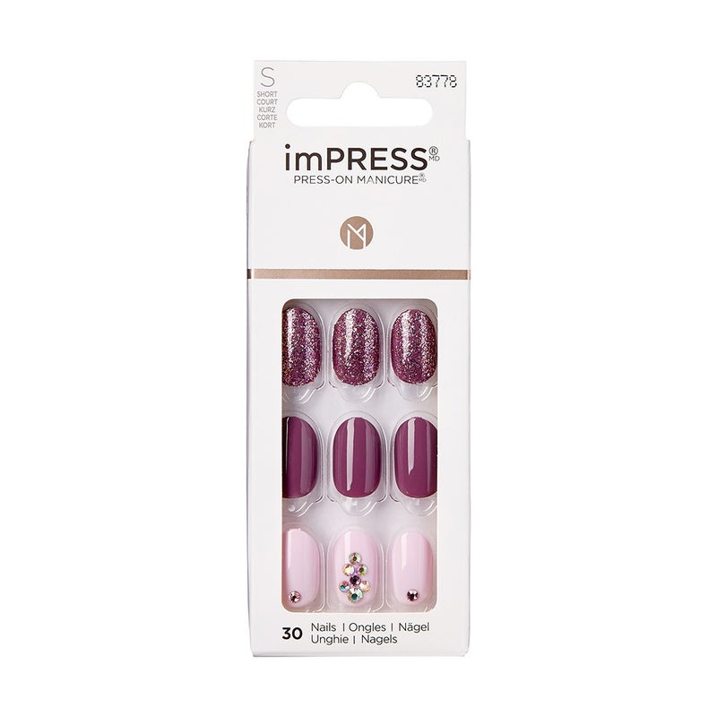Kiss imPRESS Press On Manicure Reset Short KIM017C 30's