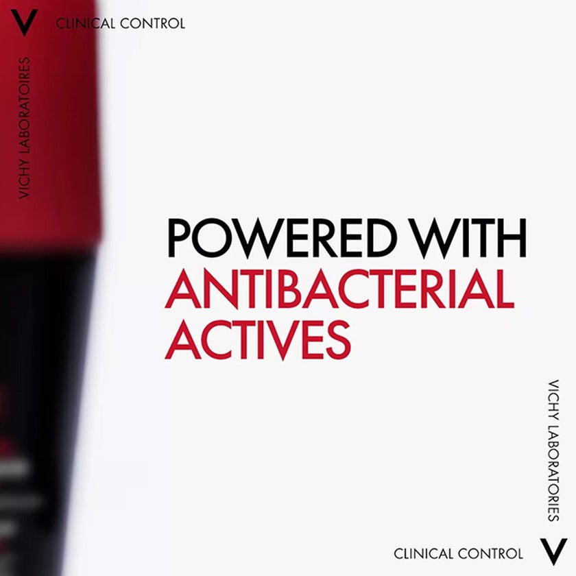 Vichy 96 Hour Clinical Control Dry Touch Anti-Odour Deodorant Roll-On For Men 50ml