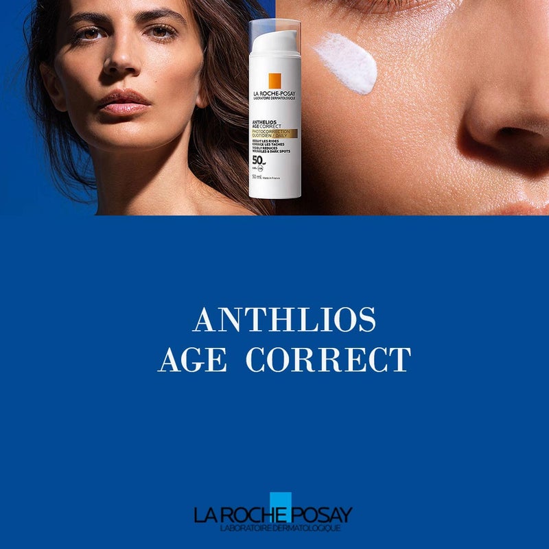 La Roche Posay Anthelios Age Correct SPF50 Anti-Ageing Invisible Sunscreen With Niacinamide 50ml