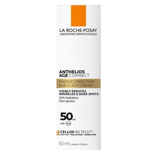 La Roche Posay Anthelios Age Correct SPF50 Anti-Ageing Invisible Sunscreen With Niacinamide 50ml