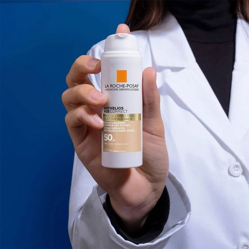 La Roche Posay Anthelios Age Correct SPF50 Tinted Anti-Ageing Invisible Sunscreen With Niacinamide 50ml