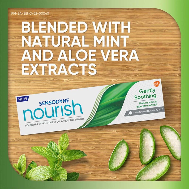 Sensodyne Nourish Gently Soothing Daily Toothpaste With Natural Mint & Aloe Vera Extract 75ml
