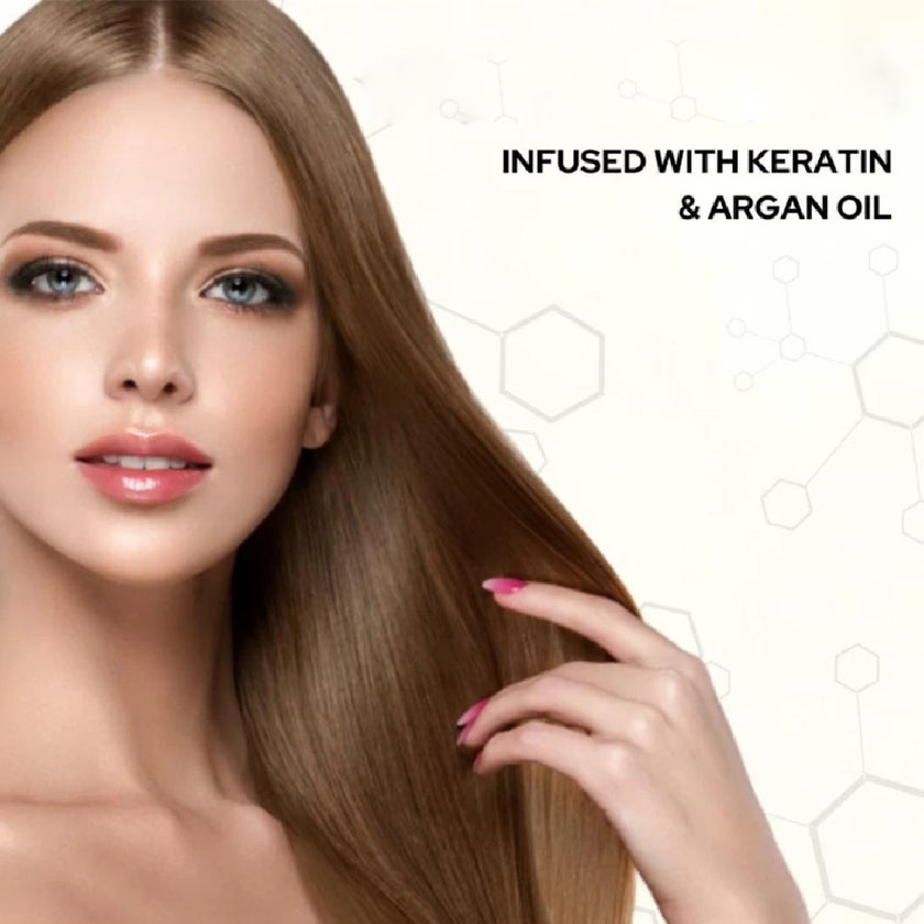 Alfaparf IL Salone Milano Semi Permanent Hair Straightening Treatment Kit With Keratin & Argan Oil Kit For Damaged Hair