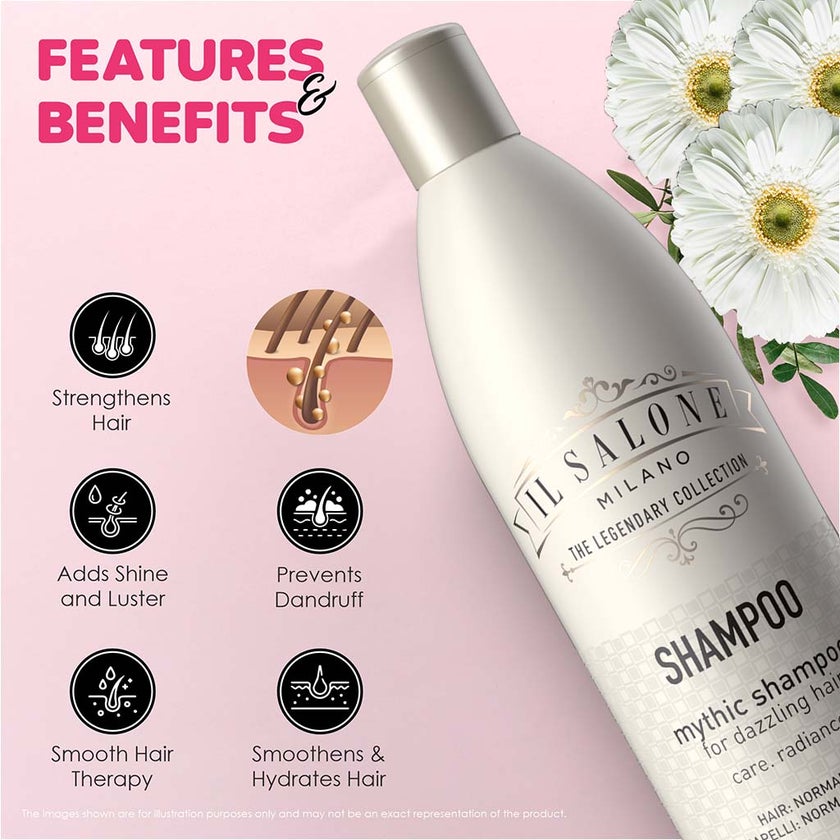 Alfaparf IL Salone Milano Mythic Protein Shampoo For Normal & Dry Hair 500ml