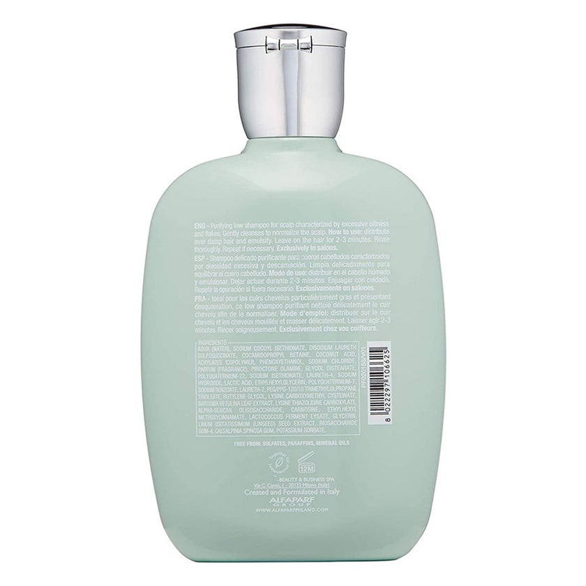 Alfaparf Milano Semi Di Lino Scalp Rebalance Purifying Low Shampoo For Dry Scalp 250ml