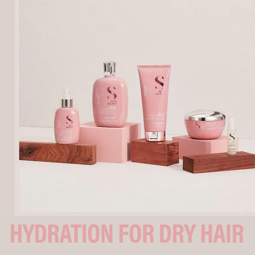 Alfaparf Milano Semi Di Lino Moisture Nutritive Essential Hair Oil For Dry Hair, Pack of 6 x 13ml Vials