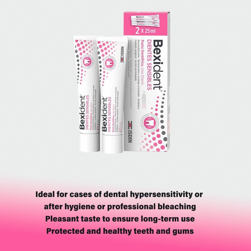 Isdin Bexident Sensitive Teeth Toothpaste 25 mL 2's