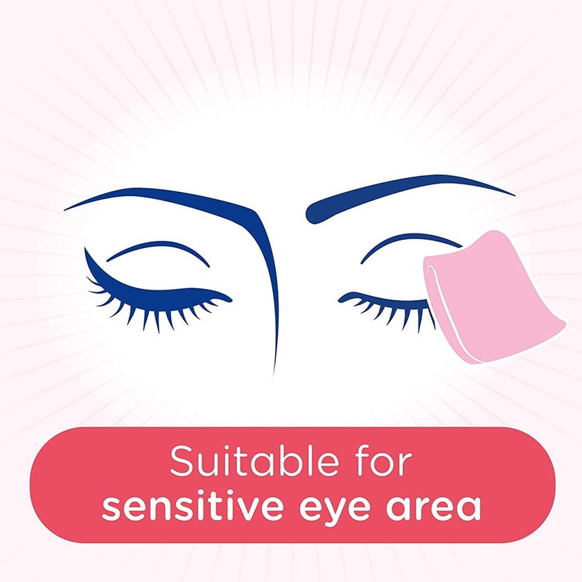 Johnson's Daily Essentials Fragrance Free Facial Cleansing Makeup Remover Wipes, Pack of 25's