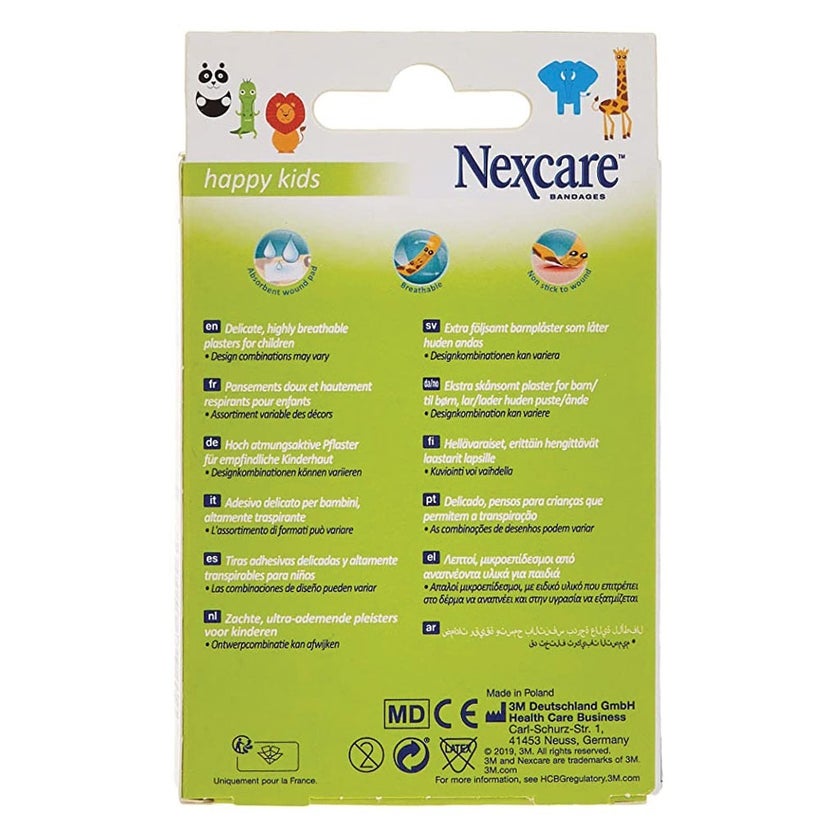 3M Nexcare Happy Kids Bandage Cool Assorted, Pack of 20's