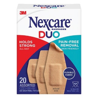 3M Nexcare Duo Flexible Fabric Bandages Assorted 20's