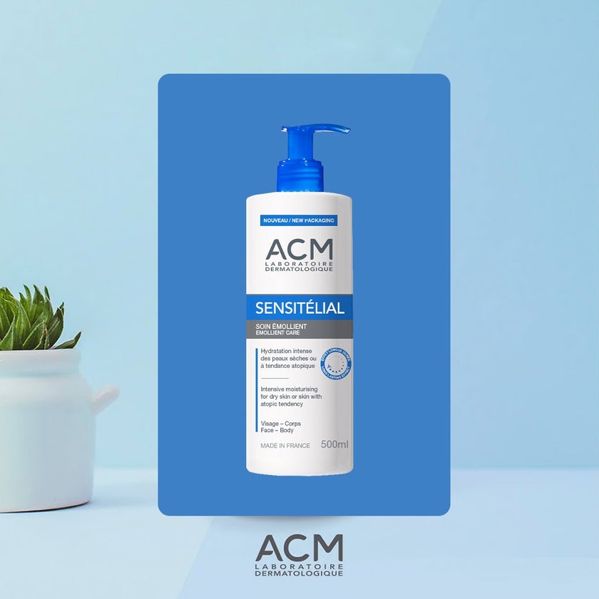 ACM Sensitelial Emollient Care Moisturiser For Dry & Atopy-Prone Skin 500ml