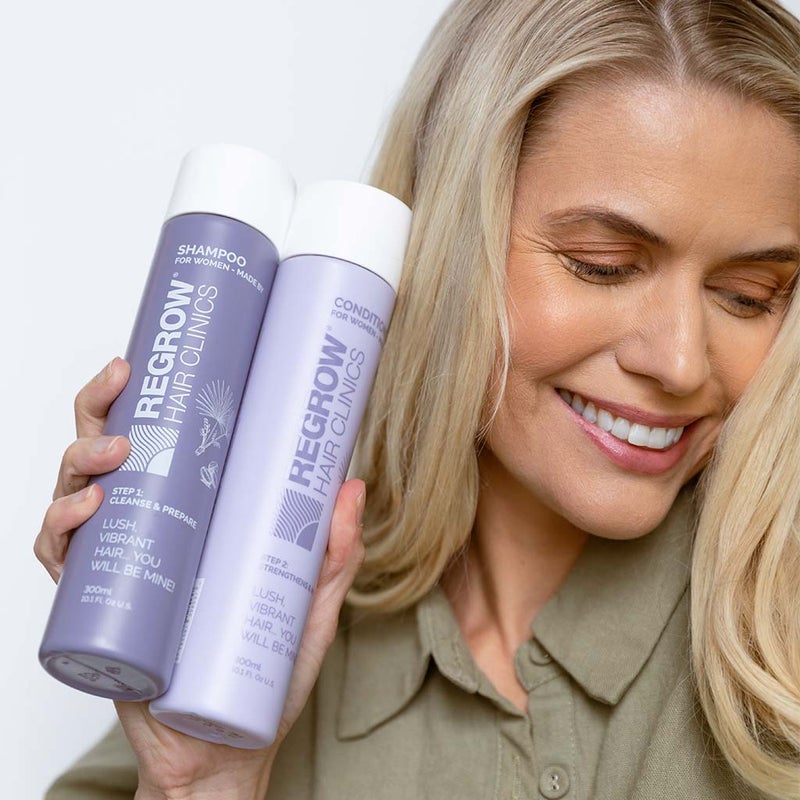 Regrow Step 1 -Cleanse & Prepare Shampoo For Women 300ml