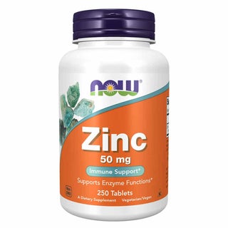 Now Zinc 50mg Tablets For Immune Support, Pack of 250's
