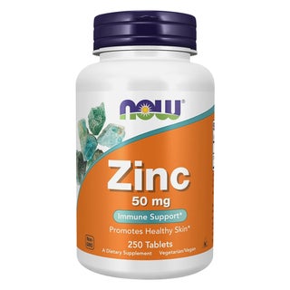 Now Zinc 50mg Tablets For Immune Support, Pack of 250's