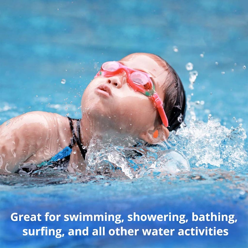 Ezycare Plus Swimmer's Ear Plugs For Kids With Case, Pack of 1 Pair