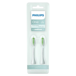 Philips Sonicare One Replacement Brush Head Mint Light Blue BH1022/03, 2's