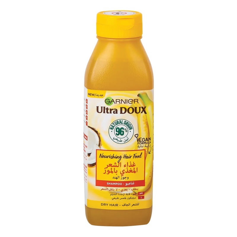 Garnier Ultra Doux Nourishing Hair Food Shampoo Banana 350 mL