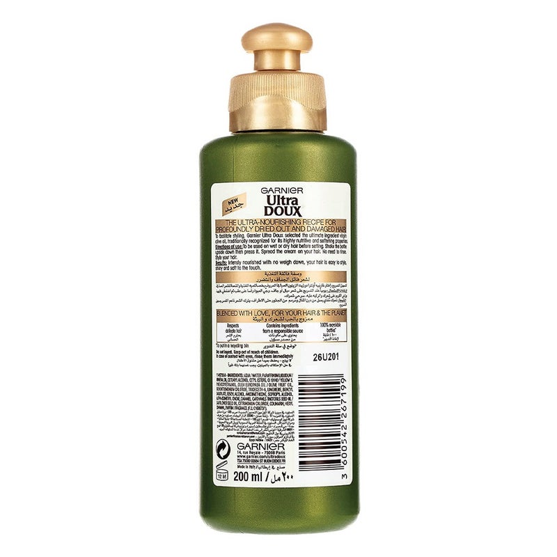 Garnier Ultra Doux Mythic Olive Extreme Nutrition Leave-In Cream 200 mL