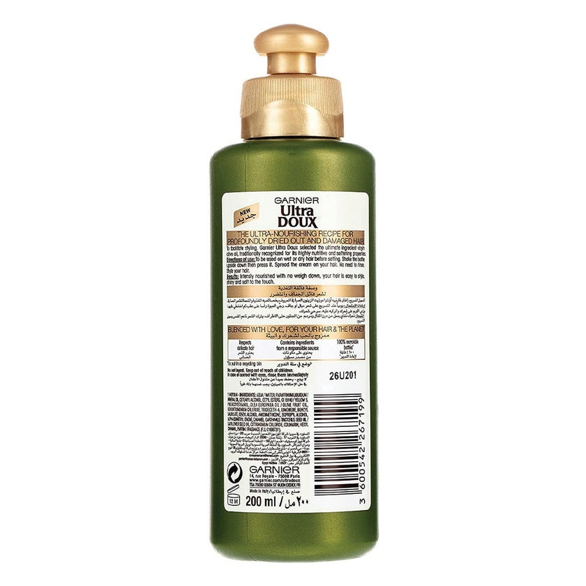 Garnier Ultra Doux Mythic Olive Extreme Nutrition Leave-In Cream 200ml