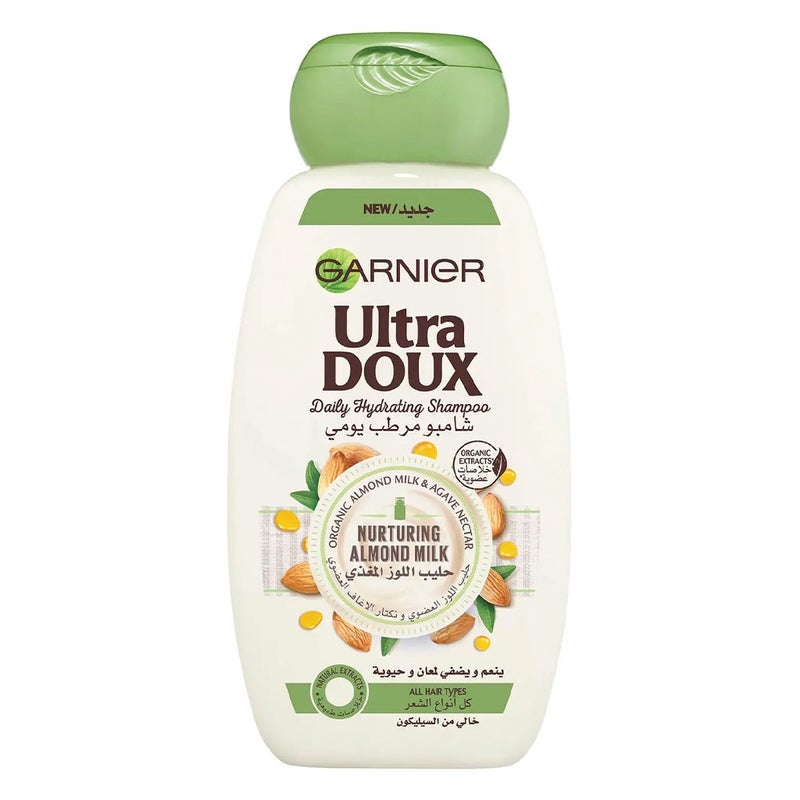 Garnier Ultra Doux Nurturing Almond Milk Daily Hydrating Shampoo 400 mL