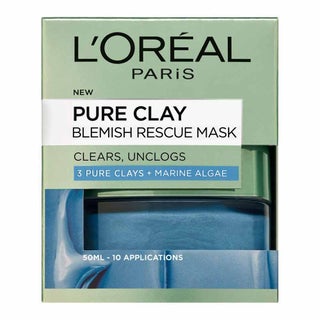 Loreal Paris Skin Expert Pure Clay + Marine Algae Blemish Rescue Mask 50 mL