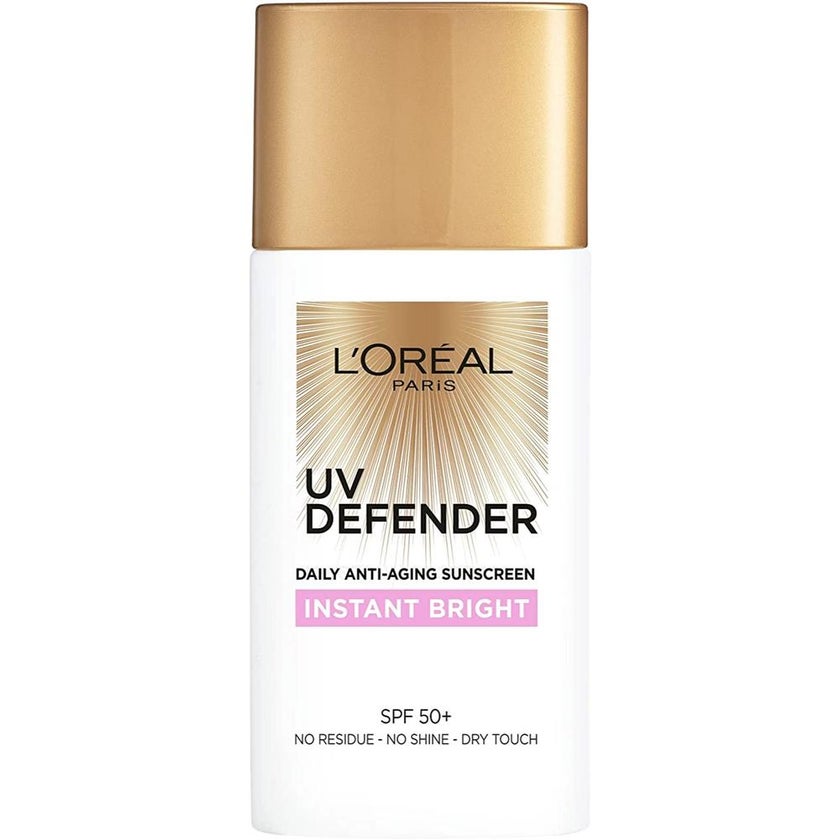 Loreal Paris UV Defender SPF50+ Instant Bright Daily Anti-Aging Sunscreen 50ml