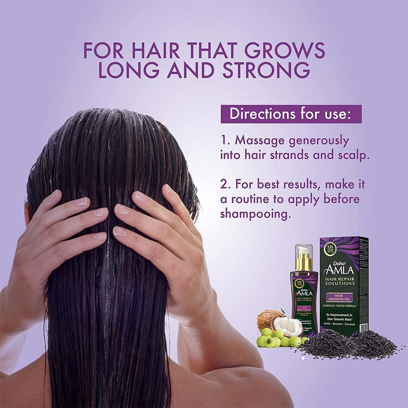 Dabur Amla Hair Repair Solutions Therapeutic Hair Growth Oil 150ml
